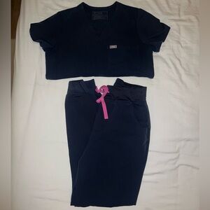 FIGS High Waisted Jogger Scrub Set- NIGHT SKY